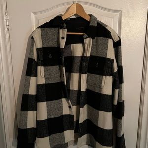 All Saints light wool top shirt medium